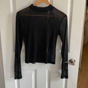 Dynamite long sleeve sheer